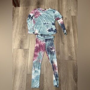 pixielane lounge outfit tye dye